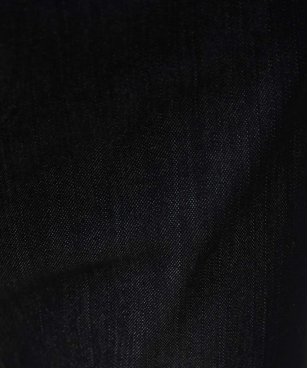 MNLTV55190 MICHEL KLEIN HOMME(ミッシェルクラン オム) プレビアシャンブレースラックスパンツ 撥水 ブラック