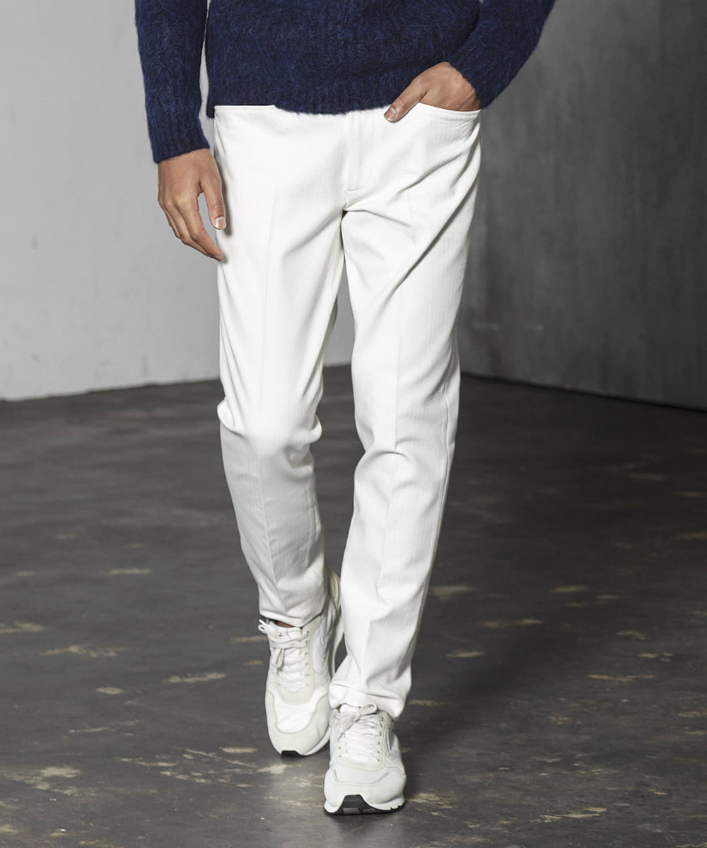 MNLTV61190 MICHEL KLEIN HOMME プレビアヘリンボン