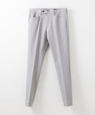 MNLTV61190 MICHEL KLEIN HOMME(ミッシェルクラン オム) ヘリンボンプレビアシャンブレースラックスパンツ 撥水 ライトグレー