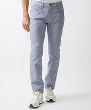 MNLTW50170 MICHEL KLEIN HOMME(ミッシェルクラン オム) プレビアシャンブレー5ポケットパンツ 撥水 ライトブルー
