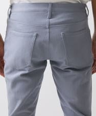 MNLTW50170 MICHEL KLEIN HOMME(ミッシェルクラン オム) プレビアシャンブレー5ポケットパンツ 撥水 ライトブルー