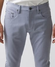 MNLTW50170 MICHEL KLEIN HOMME(ミッシェルクラン オム) プレビアシャンブレー5ポケットパンツ 撥水 ライトブルー