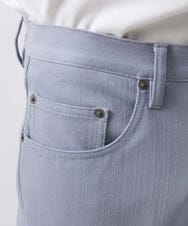 MNLTW50170 MICHEL KLEIN HOMME(ミッシェルクラン オム) プレビアシャンブレー5ポケットパンツ 撥水 ライトブルー