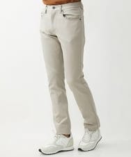 MNLTW50170 MICHEL KLEIN HOMME(ミッシェルクラン オム) プレビアシャンブレー5ポケットパンツ 撥水 ベージュ