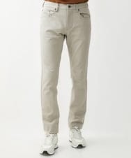 MNLTW50170 MICHEL KLEIN HOMME(ミッシェルクラン オム) プレビアシャンブレー5ポケットパンツ 撥水 ベージュ