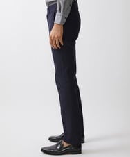 MNLTW55190 MICHEL KLEIN HOMME(ミッシェルクラン オム) プレビアシャンブレースラックスパンツ 撥水 ネイビー