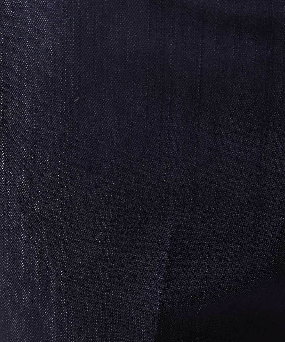 MNLTW55190 MICHEL KLEIN HOMME(ミッシェルクラン オム) プレビアシャンブレースラックスパンツ 撥水 ネイビー