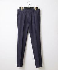 MNLTW55190 MICHEL KLEIN HOMME(ミッシェルクラン オム) プレビアシャンブレースラックスパンツ 撥水 ネイビー