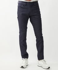 MNLTX50170 MICHEL KLEIN HOMME(ミッシェルクラン オム) プレビアシャンブレー5ポケットパンツ 撥水 ネイビー