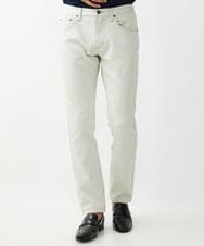 MNLTX50170 MICHEL KLEIN HOMME(ミッシェルクラン オム) プレビアシャンブレー5ポケットパンツ 撥水 ベージュ