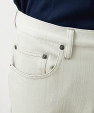 MNLTX50170 MICHEL KLEIN HOMME(ミッシェルクラン オム) プレビアシャンブレー5ポケットパンツ 撥水 ベージュ