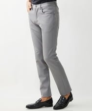 MNLTX50170 MICHEL KLEIN HOMME(ミッシェルクラン オム) プレビアシャンブレー5ポケットパンツ 撥水 グレー