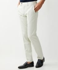 MNLTX55190 MICHEL KLEIN HOMME(ミッシェルクラン オム) プレビアシャンブレースラックスパンツ 撥水 ベージュ