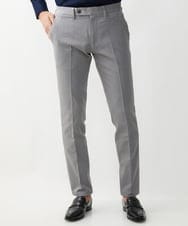 MNLTX55190 MICHEL KLEIN HOMME(ミッシェルクラン オム) プレビアシャンブレースラックスパンツ 撥水 グレー