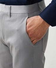 MNLTX55190 MICHEL KLEIN HOMME(ミッシェルクラン オム) プレビアシャンブレースラックスパンツ 撥水 グレー