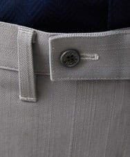 MNLTX55190 MICHEL KLEIN HOMME(ミッシェルクラン オム) プレビアシャンブレースラックスパンツ 撥水 グレー