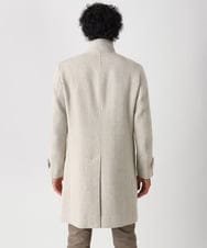 MNUAA13690 MICHEL KLEIN HOMME(ミッシェルクラン オム) へリンボン柄ウールコート ベージュ