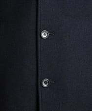 MNUAV11590 MICHEL KLEIN HOMME(ミッシェルクラン オム) スタンドカラーハーフコート ネイビー