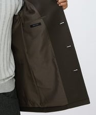 MNUAV11590 MICHEL KLEIN HOMME(ミッシェルクラン オム) スタンドカラーハーフコート ブラウン