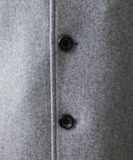 MNUAV11590 MICHEL KLEIN HOMME(ミッシェルクラン オム) スタンドカラーハーフコート グレー