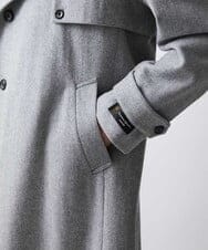 MNUAV12790 MICHEL KLEIN HOMME(ミッシェルクラン オム) ウールダブルブレストマキシコート グレー
