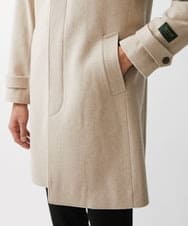 MNUAV34690 MICHEL KLEIN HOMME(ミッシェルクラン オム) ウールロングコート オフホワイト(81)