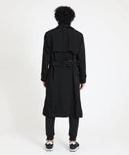 MNUAV81650 MICHEL KLEIN HOMME(ミッシェルクラン オム) ダブルブレストマキシコート ブラック(94)