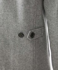MNUCC11590 MICHEL KLEIN HOMME(ミッシェルクラン オム) スタンドカラーウールコート グレー