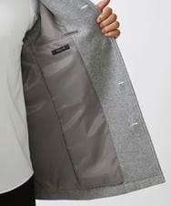 MNUCC11590 MICHEL KLEIN HOMME(ミッシェルクラン オム) スタンドカラーウールコート グレー
