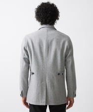 MNUCC11590 MICHEL KLEIN HOMME(ミッシェルクラン オム) スタンドカラーウールコート グレー