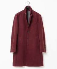 MNUCC12690 MICHEL KLEIN HOMME(ミッシェルクラン オム) コンバーチブルウールチェスターコート パープル