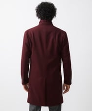 MNUCC12690 MICHEL KLEIN HOMME(ミッシェルクラン オム) コンバーチブルウールチェスターコート パープル