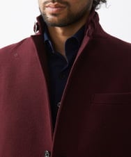 MNUCC12690 MICHEL KLEIN HOMME(ミッシェルクラン オム) コンバーチブルウールチェスターコート パープル