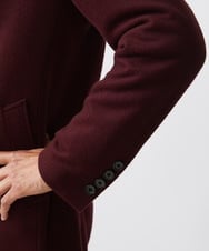 MNUCC12690 MICHEL KLEIN HOMME(ミッシェルクラン オム) コンバーチブルウールチェスターコート パープル
