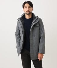 MNUCD20600 MICHEL KLEIN HOMME(ミッシェルクラン オム) 3WAYライナー付きコート グレー