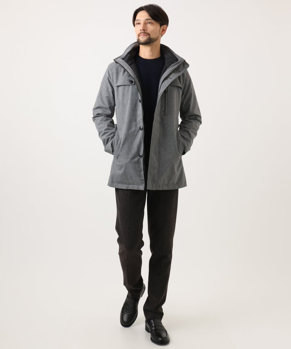 MNUCD20600 MICHEL KLEIN HOMME(ミッシェルクラン オム) 3WAYライナー付きコート グレー