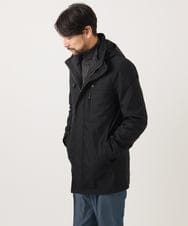 MNUCD20600 MICHEL KLEIN HOMME(ミッシェルクラン オム) 3WAYライナー付きコート ブラック