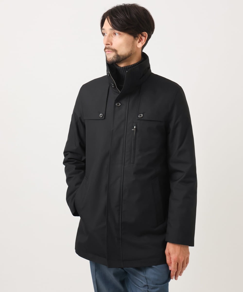 MNUCD20600 MICHEL KLEIN HOMME(ミッシェルクラン オム) 3WAYライナー付きコート ブラック