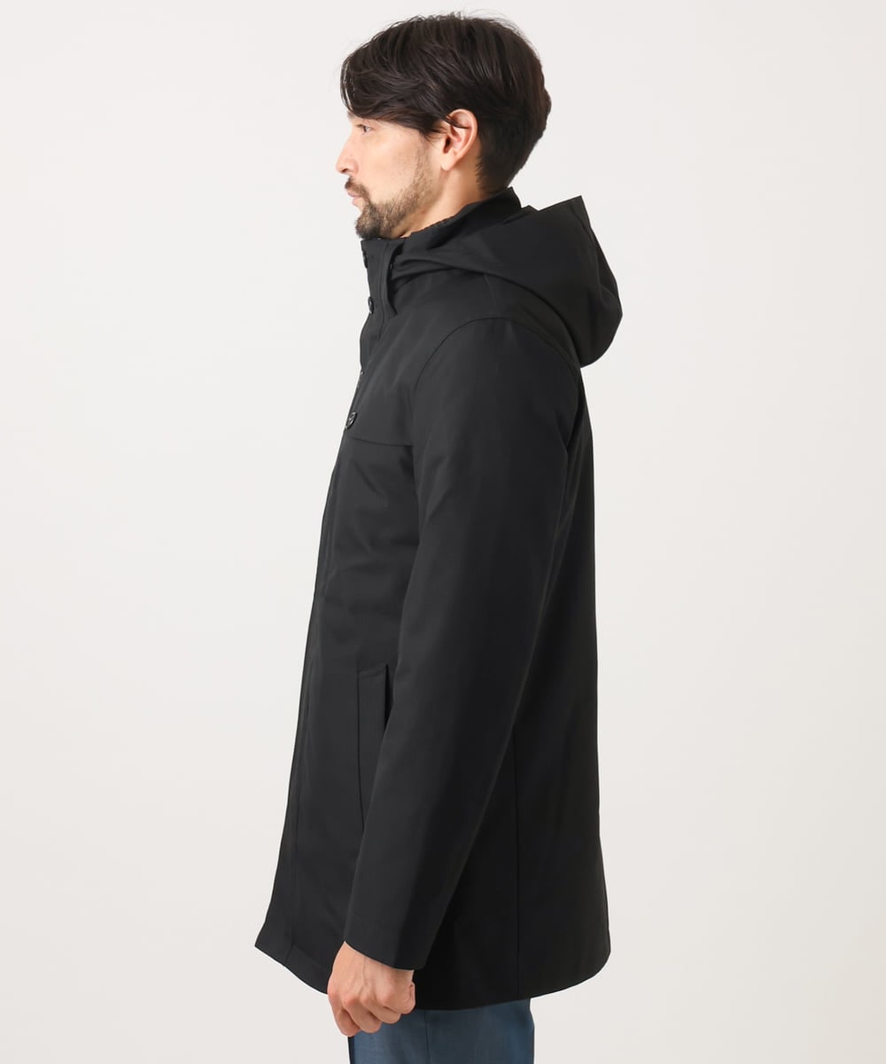 MNUCD20600 MICHEL KLEIN HOMME(ミッシェルクラン オム) 3WAYライナー付きコート ブラック