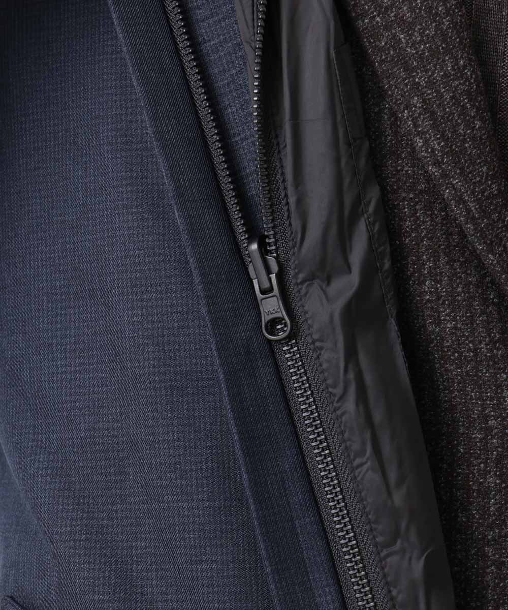 MNUCF01650 MICHEL KLEIN HOMME(ミッシェルクラン オム) 3WAYスタンドカラーロングコート ネイビー