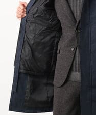 MNUCF01650 MICHEL KLEIN HOMME(ミッシェルクラン オム) 3WAYスタンドカラーロングコート ネイビー