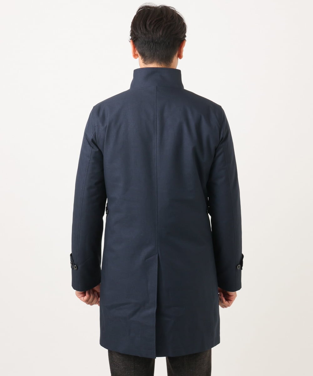 MNUCF01650 MICHEL KLEIN HOMME(ミッシェルクラン オム) 3WAYスタンドカラーロングコート ネイビー