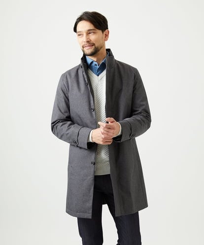 MNUCF01650 MICHEL KLEIN HOMME 3WAYスタンドカラーロングコート