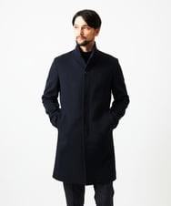 MNUCF50700 MICHEL KLEIN HOMME(ミッシェルクラン オム) スタンドカラーロングコート ネイビー