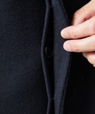 MNUCF50700 MICHEL KLEIN HOMME(ミッシェルクラン オム) スタンドカラーロングコート ネイビー