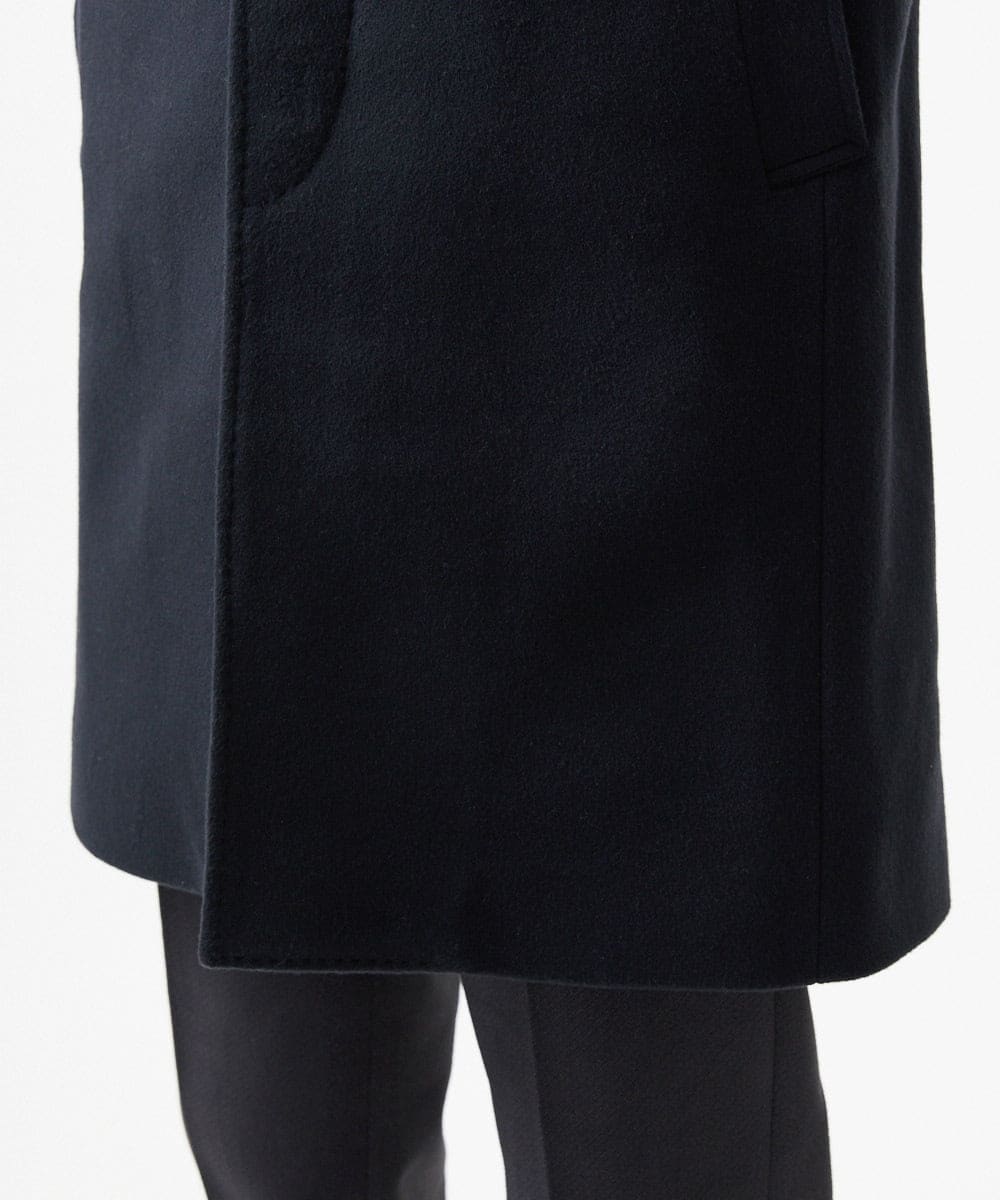 MNUCF50700 MICHEL KLEIN HOMME(ミッシェルクラン オム) スタンドカラーロングコート ネイビー