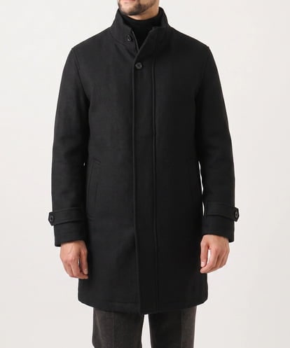 MNUCI01670 MICHEL KLEIN HOMME スタンドカラーロングコート