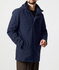 MNUCI20690 MICHEL KLEIN HOMME(ミッシェルクラン オム) 3WAYフード付きスタンドコート ネイビー