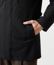 MNUCI20690 MICHEL KLEIN HOMME(ミッシェルクラン オム) 3WAYフード付きスタンドコート ブラック