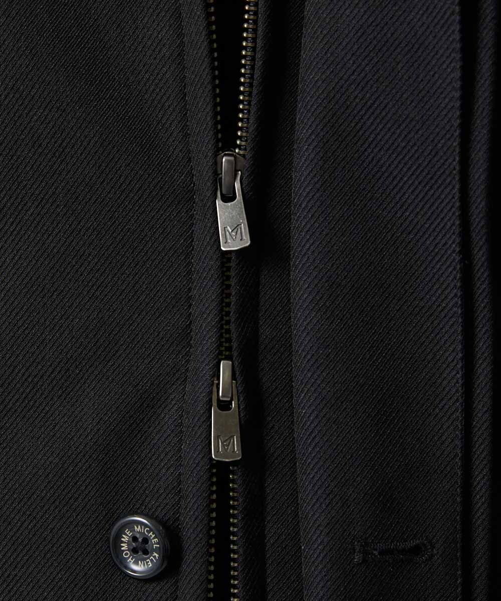 MNUCI20690 MICHEL KLEIN HOMME(ミッシェルクラン オム) 3WAYフード付きスタンドコート ブラック